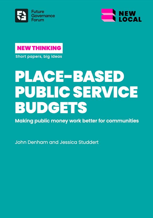 Report cover: Place-based Public Service Budgets