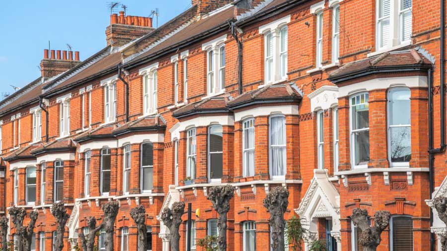 Row of terraced houses