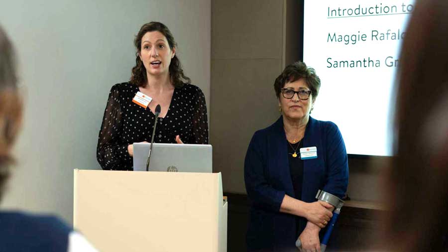 Samantha Grix and Maggie Rafalowicz