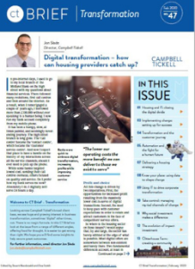 CT Brief - Issue 47: Transformation edition - Campbell Tickell